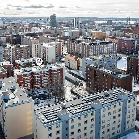 Upea Kattohuoneisto! Sauna Ilmastointi Sekae 55